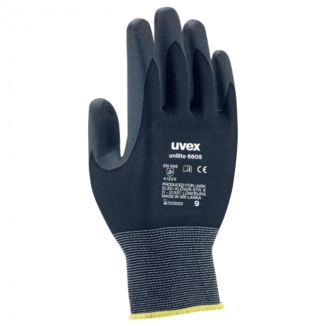 Gants de protection respirants - 10 paires - Unilite 6605 UVEX