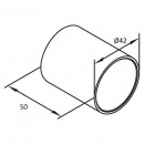 schema Raccord de main courante bois diamètre 42 millimètres - inox1.jpg Design Production
