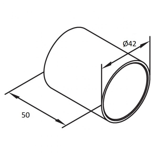 schema Raccord de main courante bois diamètre 42 millimètres - inox1.jpg Design Production