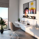 Console pliante - en acier laqué blanc - jeu de 4 - Bricozor.jpg EMUCA