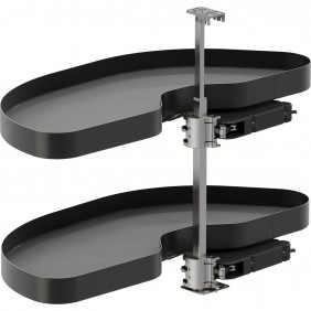 Kit plateaux de meuble d'angle Cornerstone maxx Planero anthracite Vauth Sagel