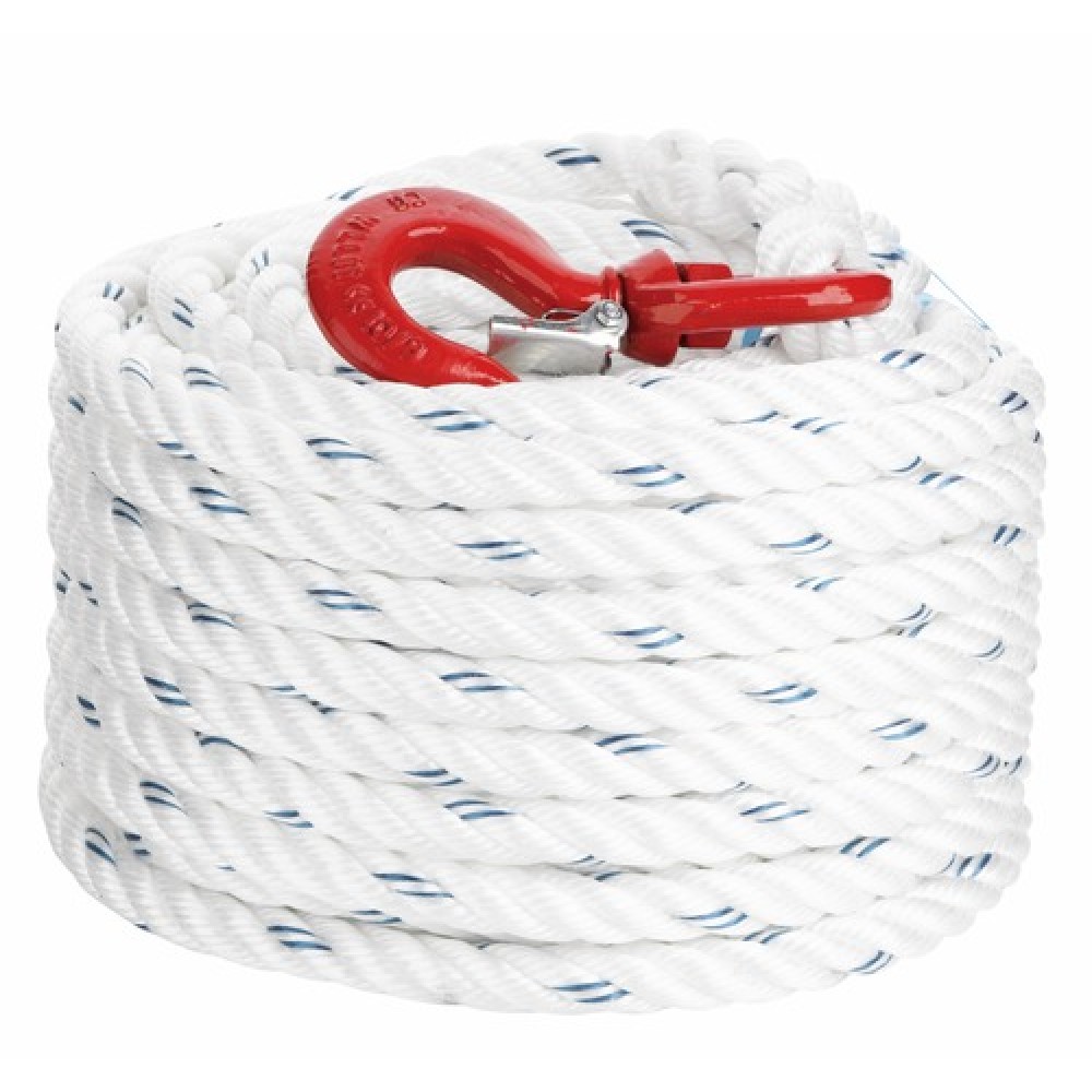 ProPlus poulie avec crochet de sécurité pour treuil de2 tonnes, corde 7  [70] - Cdiscount Bricolage