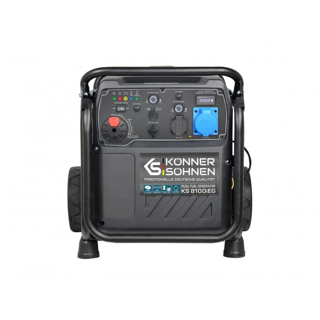 Groupe électrogène Inverter à essence:gaz - 8,5 kW - 230V - KS 8100iEG - Bricozor 10.jpeg KONNER & SOHNEN