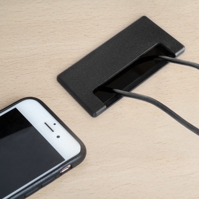 Passe-câble rectangulaire - bureau - noir - lot de 5 - Plasquare 1 - Bricozor 3.jpeg EMUCA