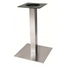 Pied de table carré central en inox - hauteur 730 mm SYNERCIA
