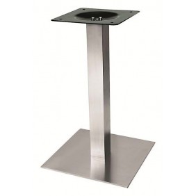Pied de table carré central en inox - hauteur 730 mm SYNERCIA