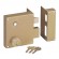 Serrure de grille en applique - verticale - extra renforcée - 900400