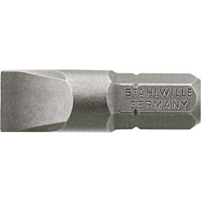 Embout 1/4" - empreinte Fente - 6,5 x 25 mm STAHLWILLE