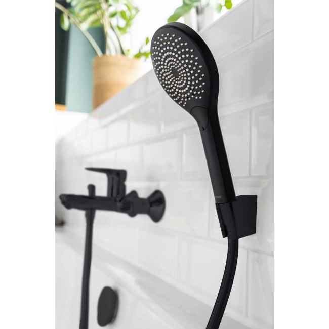douchette-a-main-noire-mat-1-jet-diametre-95-mm-water-saving-baignoire-wenko-bricozor.jpeg WENKO