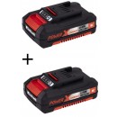 Lot de 2 batteries 2,0 Ah Power-X-Change - 18 volts EINHELL