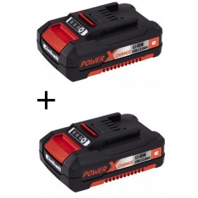 Lot de 2 batteries 2,0 Ah Power-X-Change - 18 volts EINHELL