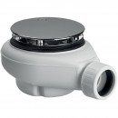 Bonde de douche 90 mm capot chromé - sortie horizontale - Tempoplex VIEGA