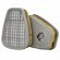 Filtres pour masque respiratoire - 6057 - A1 - B1 - E1