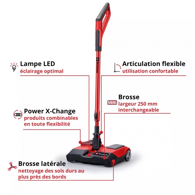 Balai sans fil TE-FS 18 Li-Solo - brosse 25 cm - Power X-Change 3.jpeg EINHELL