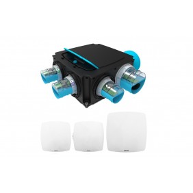 Kit VMC simple flux hygroréglable Hygrogenius FLEX ATLANTIC