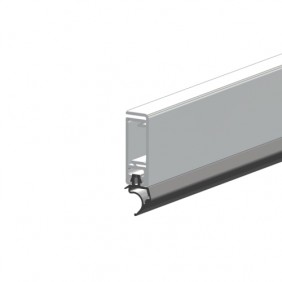 Profil d'encadrement de porte ASP - aluminium anodisé - joint silicone ELLEN