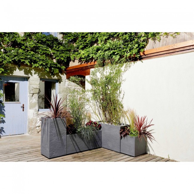 Lot de 2 Muret Volcania Gris anthracite 13732 - contenance 116 L ambiance-1-jpg-square-1000x1000.jpg EDA PLASTIQUES