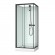 Cabine de douche d'angle 80 x 80 cm - portes coulissantes - Essentiel
