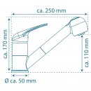Schema Mitigeur monocommande avec douchette extractible cuisine chromé Supra.jpg SCHÜTTE