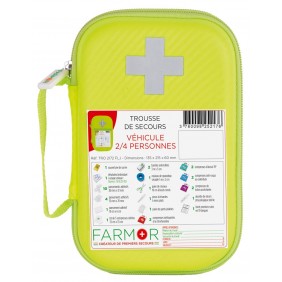 Trousse de secours pour véhicule - 2/4 personnes FARMOR