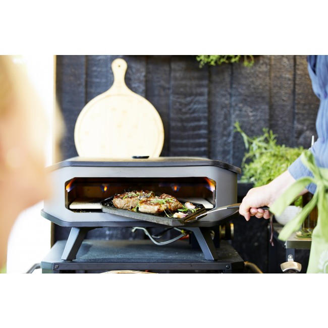 Four à pizza COZZE Gaz pizza diamètre 34 cm + thermomètre intégré COZZE Bricozor