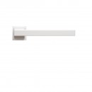 Poignées de porte sur mini-rosaces carrées série ER 58QM Boston - blanc KARCHER DESIGN