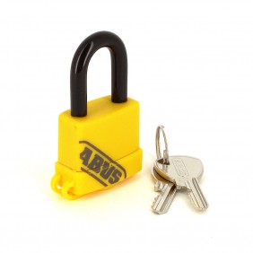 Cadenas à clé - extérieur - anse avec gaine de protection - 70 ABUS
