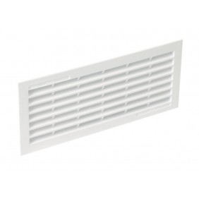 Grille de ventilation B111, 84x230mm, avec moustiquaire, à visser ou à coller NICOLL