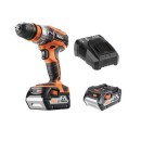 Perceuse-visseuse à percussion sans fil 18V - 2x4Ah - BSB18C2XLI-402C AEG Powertools