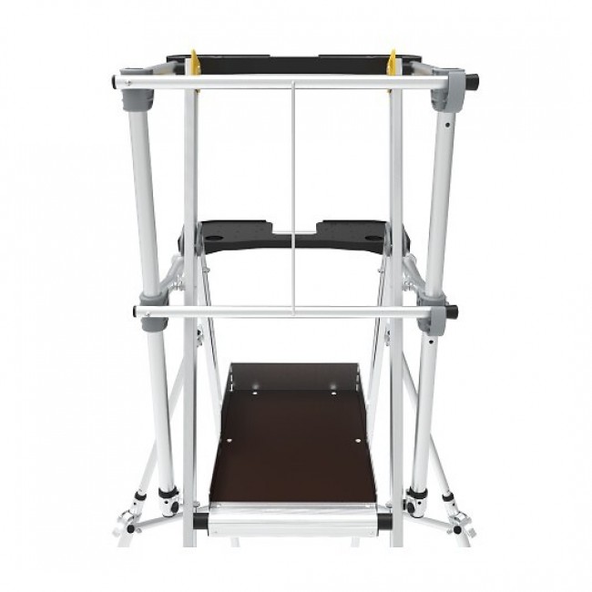 Plate-forme hauteur de travail fixe Sherpamatic garde-corps à lisse .jpg TUBESCA