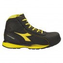 Chaussures de sécurité hautes GLOVE HYPERFORM MID S3S FO HRO SR ESD - noir et jaune Diadora Utility
