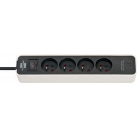 Bloc multiprise Ecolor avec interrupteur - 4 prises et 2 ports USB-C BRENNENSTUHL