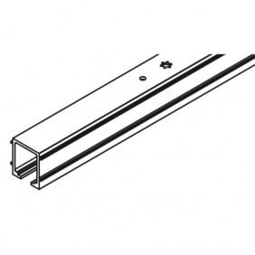 Rail porte coulissante - fixation plafond + bandeau - Junior 80/100 HAWA