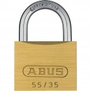 Cadenas laiton à clé - verrouillage automatique - 55 ABUS
