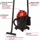Aspirateur eau et poussières - 25L - puissance 1250W - TC-VC 1825 A - Bricozor 3.jpeg EINHELL