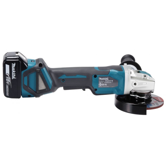 Meuleuse sans fil LXT® 18V avec poignée X-LOCK - Ø125mm - batteries + chargeur - DGA519RTJ1 - Bricozor 4.jpg MAKITA