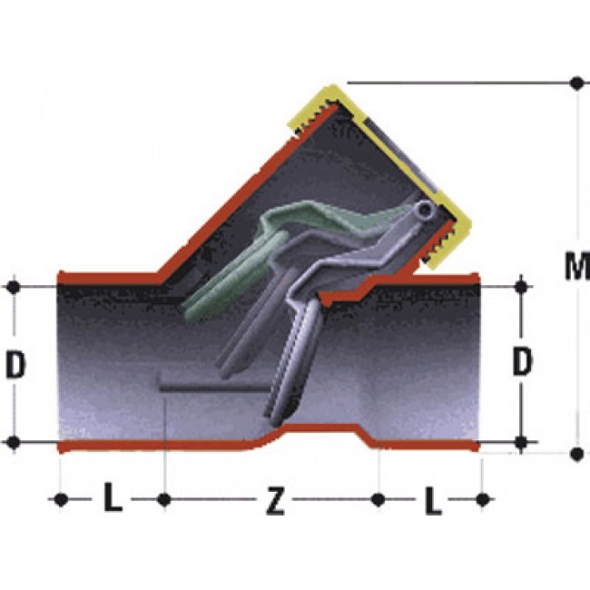 Clapet anti-retour PVC NICOLL