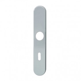 Plaques clé L pour poignées de porte - polyamide blanc - 111 HEWI