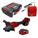 Meuleuse d'angle Brushless 18V - Ø125mm + batteries et chargeur - 515.4735F KS TOOLS