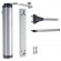 Ferme-porte hydraulique inox Verticlose-2-Wall pour utilisation murale