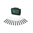 Set de 13 tournevis de précision Plat/PH/TX/HEX - 1600A02Z9N BOSCH