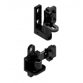 Variapente pour profil 50×40 et 40×40 - poudré noir 9005 TIRARD