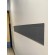Lisse de protection murale fine striée - 10m x 180mm - gris