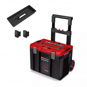 Système de rangement étanche avec roues E-Case L Sealed - charge 120kg EINHELL
