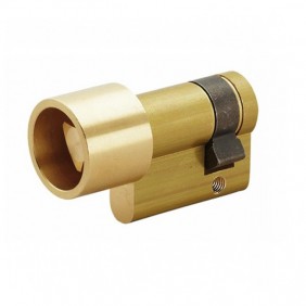 Demi-cylindre - 30 x 10 mm - à triangle EDF de 11 mm - laiton poli COUILLET
