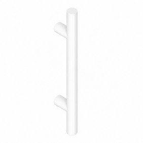 Bâton de maréchal LEViiTA - modèle droit - blanc RAL 9016 TIRARD