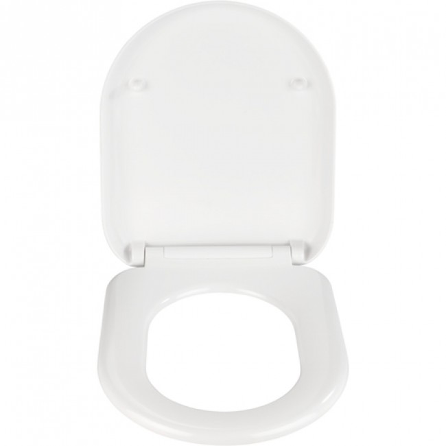 Abattant Pour WC Blanc - Thermodur Et Charnières En Métal Frein De Chute Sweetness 88107004