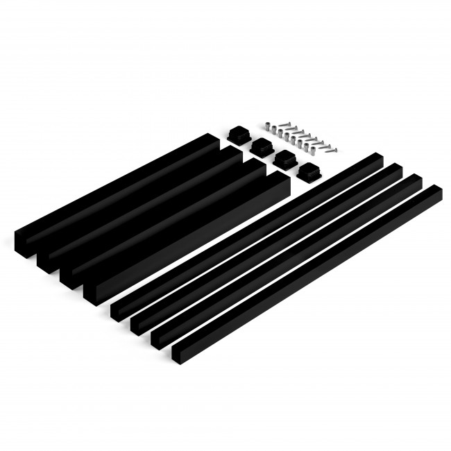 Pieds et cadre pour table - acier - rigide - 1150x750 - noir - Bricozor.jpeg EMUCA