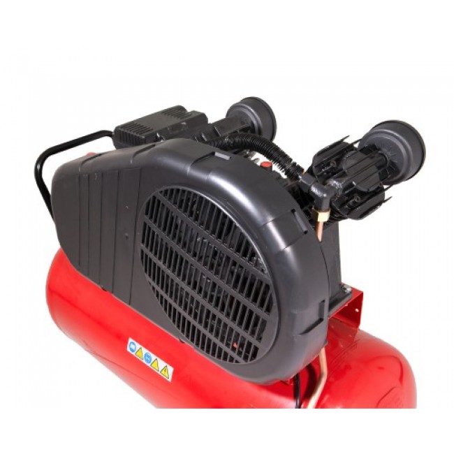 Compresseur lubrifié bibylindre V fonte 100L - 3HP 9 bar-4.jpeg MECAFER