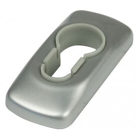 Rosace rectangulaire Horus Midi - fonction clé I - inox FAPIM